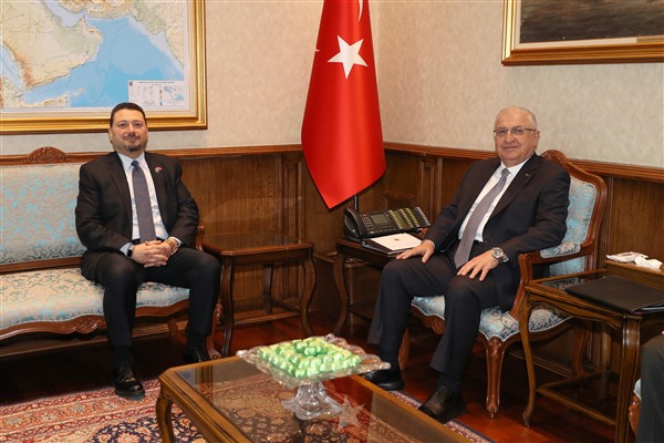 Bakan Güler, Suudi Arabistan’ın Ankara Büyükelçisi Abualnasr’ı kabul etti