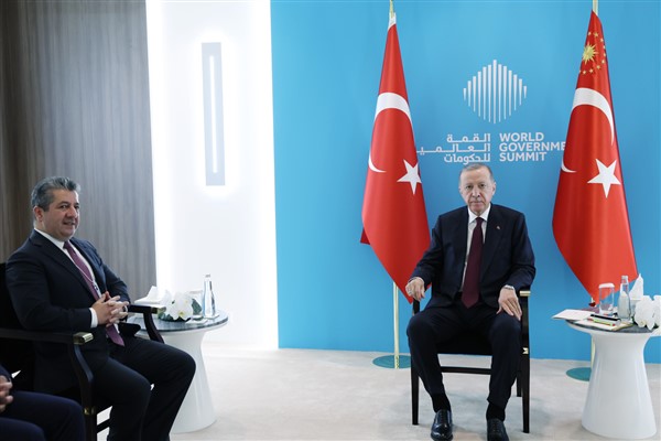 Cumhurbaşkanı Erdoğan, Irak Kürt Bölgesel Yönetimi Başbakanı Barzani’yi kabul etti